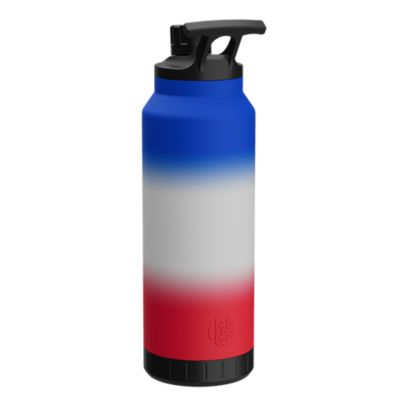Image showing  44 oz. Mag Flask, Red/White/Blue