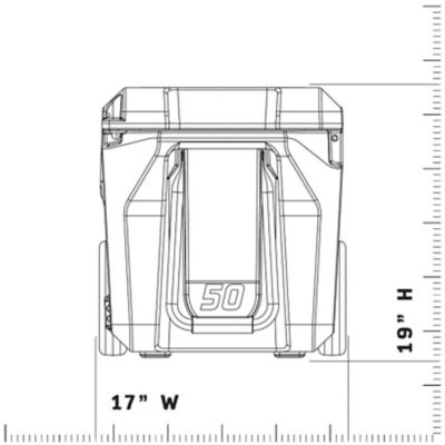 Image showing  50 qt. Cooler, HC50-W