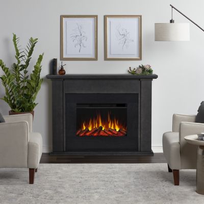 Real Flame Tejon Slim Electric Fireplace, Gray