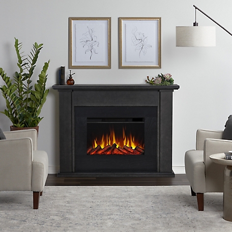 Real Flame Tejon Slim Electric Fireplace, 8130E-GRY