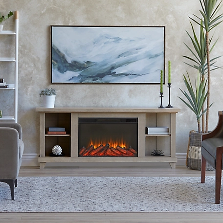 Real Flame Penrose Slim Electric Fireplace, 7770E-DRFW