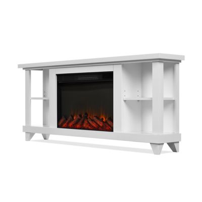 Image showing  Electric Indoor Penrose Slim Fireplace, 7770E-W