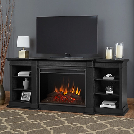 Real Flame Eliot Electric Grand Fireplace, 1290E-BLK