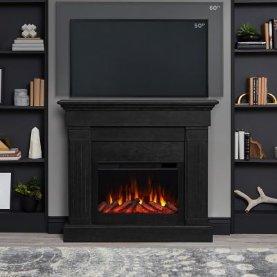 Image showing  Electric Indoor Crawford Slim Fireplace