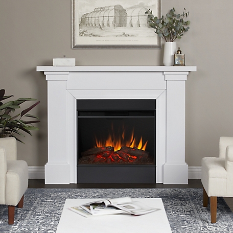 Real Flame Manus Grand Electric Fireplace, 8140E-W