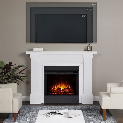 Image showing  Manus Grand Electric Fireplace, 8140E-W