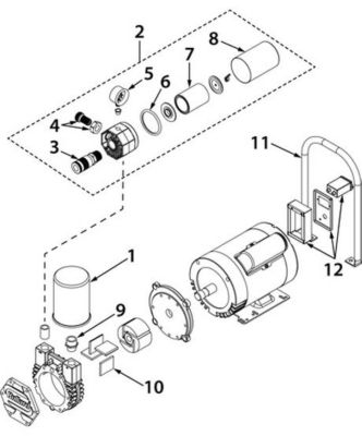 Image showing  Free Air Pump Vane Replacement Kit