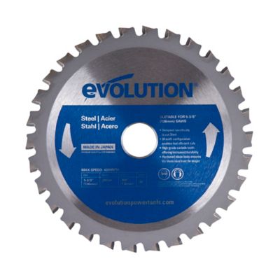 Evolution 5-3/8 in. Mild Steel Cutting Blade, 20mm Arbor, 5-3/8BLADEST
