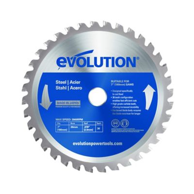 Evolution 7 in. 36-Tooth Mild Steel Cutting Blade, 20 mm