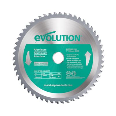 Evolution 7 in. 54-Tooth Aluminum Cutting Blade, 20 mm
