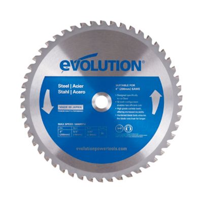 Evolution 8 in. 50-Tooth Mild Steel Cutting Blade, 1 in.
