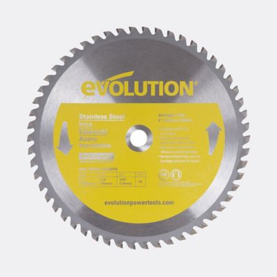 Evolution 8 in. Stainless Steel Cutting Blade, 5/8 in. Arbor, 8BLADESSN