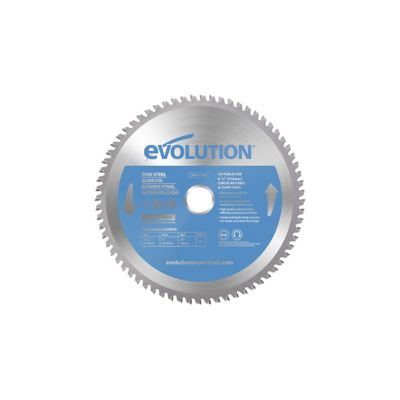 Evolution 8-1/4 in. Thin Steel Cutting Blade, 1 in. Arbor