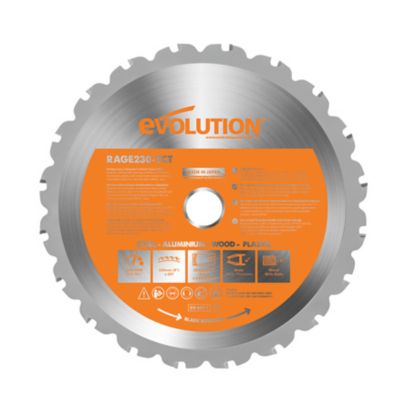 Evolution 9 in. Multi Material Blade, 1 in. Arbor