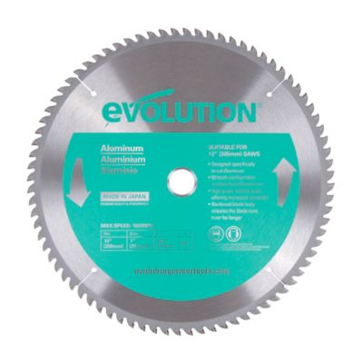 Evolution 12 in. 80-Tooth Aluminum Cutting Blade, 1 in.