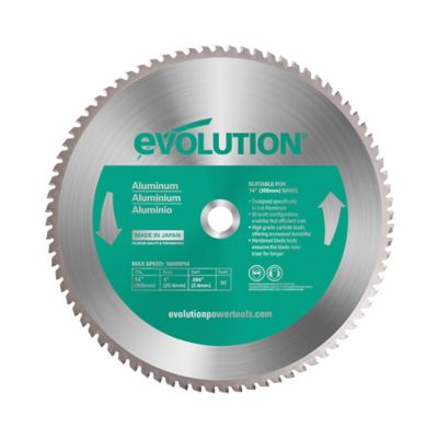 Evolution 14 in. 80-Tooth Aluminum Cutting Blade, 1 in.