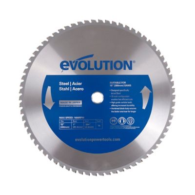 Evolution 15 in. 70-Tooth Mild Steel Cutting Blade, 1 in. Arbor