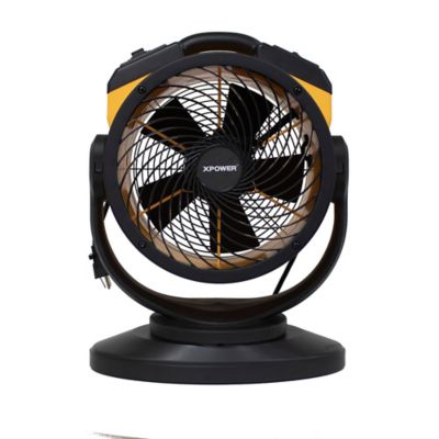 Image showing  11 in. 4-Speed Indoor/Outdoor Portable Multi-Purpose Pro Air Circulator Oscillating Utility Fan, 1,100 CFM