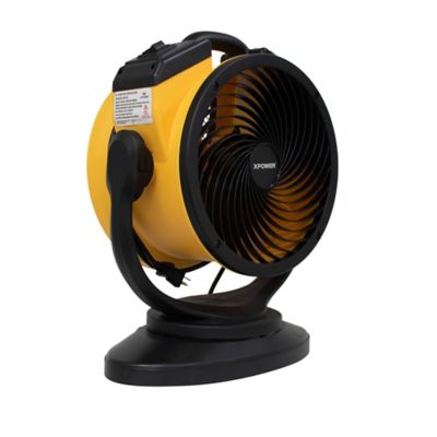 Image showing  11 in. 4-Speed Indoor/Outdoor Portable Multi-Purpose Pro Air Circulator Oscillating Utility Fan, 1,100 CFM
