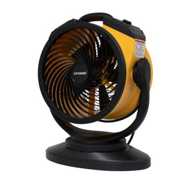 Image showing  11 in. 4-Speed Indoor/Outdoor Portable Multi-Purpose Pro Air Circulator Oscillating Utility Fan, 1,100 CFM