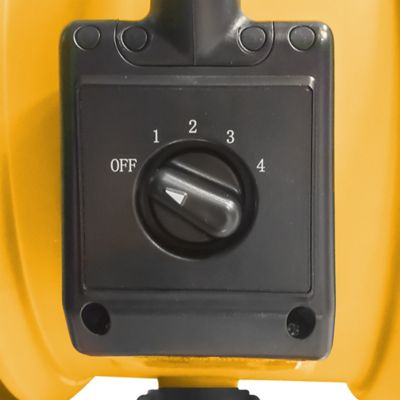 Image showing  11 in. 4-Speed Indoor/Outdoor Portable Multi-Purpose Pro Air Circulator Oscillating Utility Fan, 1,100 CFM