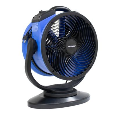 XPOWER 14 in. Portable Multi-Purpose Heavy-Duty Oscillating Shop Fan Air Circulator, 2,100 CFM, 4 Speeds