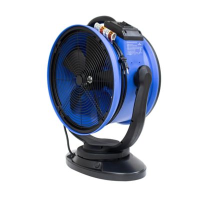 Image showing  14 in. 4-Speed Indoor/Outdoor Portable Multi-Purpose Heavy-Duty Oscillating Shop Fan Air Circulator, 2,100 CFM