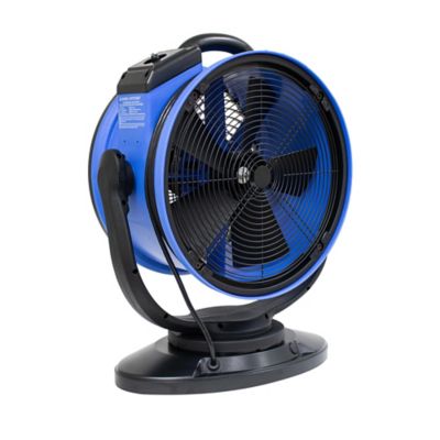 Image showing  14 in. 4-Speed Indoor/Outdoor Portable Multi-Purpose Heavy-Duty Oscillating Shop Fan Air Circulator, 2,100 CFM