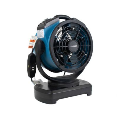 XPOWER Multi-Purpose Oscillating Portable Outdoor Cooling Misting Fan with Built-In Water Pump and Hose, 3 Speeds, 1,000 CFM