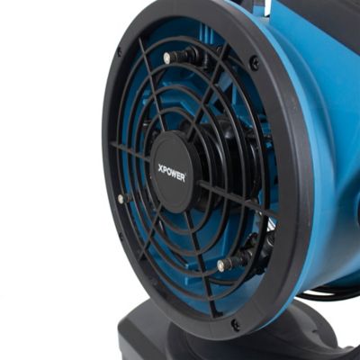 Image showing  3-Speed Multi-Purpose Oscillating Portable Outdoor Cooling Misting Fan with Built-In Water Pump and Hose, 1,000 CFM