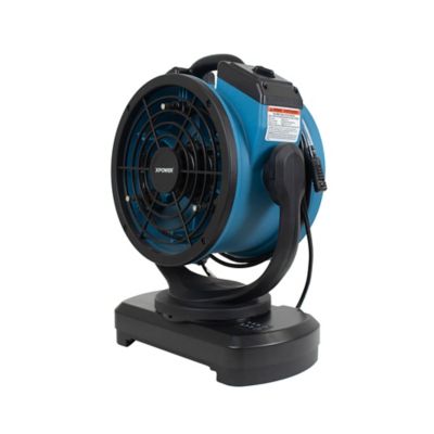 Image showing  3-Speed Multi-Purpose Oscillating Portable Outdoor Cooling Misting Fan with Built-In Water Pump and Hose, 1,000 CFM