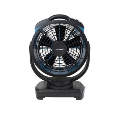 Image showing  3-Speed Multi-Purpose Oscillating Portable Outdoor Cooling Misting Fan with Built-In Water Pump and Hose, 1,700 CFM
