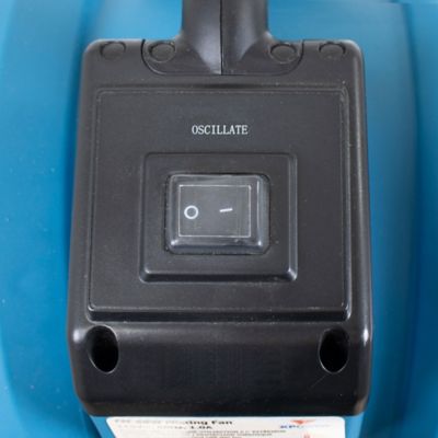 Image showing  3-Speed Multi-Purpose Oscillating Portable Outdoor Cooling Misting Fan with Built-In Water Pump and Hose, 1,700 CFM