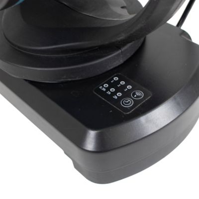 Image showing 5 th XPOWER 3-Speed Multi-Purpose Oscillating Portable Outdoor Cooling Misting Fan with Built-In Water Pump and Hose, 1,700 CFM