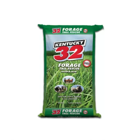 DLF 50 lb 2 acres K-32 Forage tall fescue endophyte-free Grass Seed