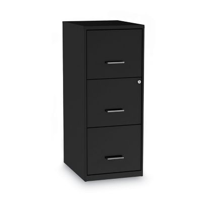 Alera Soho Vertical File Cabinet, 3 Drawers: File/File/File, Letter, ALESVF1835BL