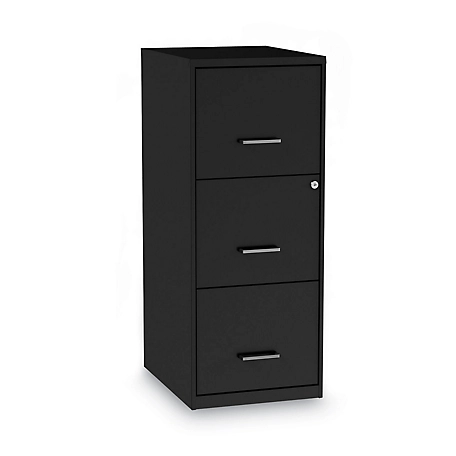 Alera Soho Vertical File Cabinet, 3 Drawers: File/File/File, Letter, ALESVF1835BL