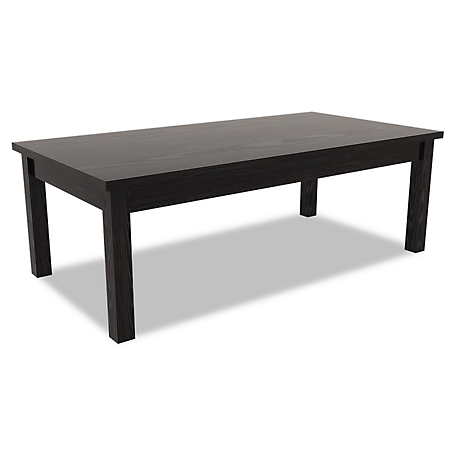 Alera Valencia Series Occasional Table, Rectangle, Black