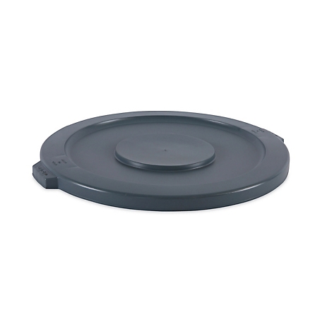 Boardwalk Flat-Top Lids for 32 gal. Waste Receptacles, Round, Plastic