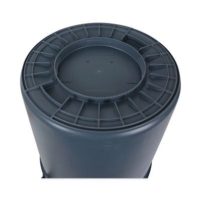 Image showing 5 th Boardwalk 44 gal. Round Plastic Waste Receptacle