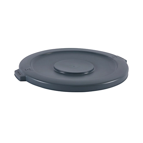 Boardwalk Lids for 44 gal. Waste Receptacles, Flat-Top, Round