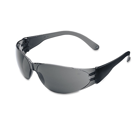 Checklite Scratch-Resistant Safety Glasses Gray Lens