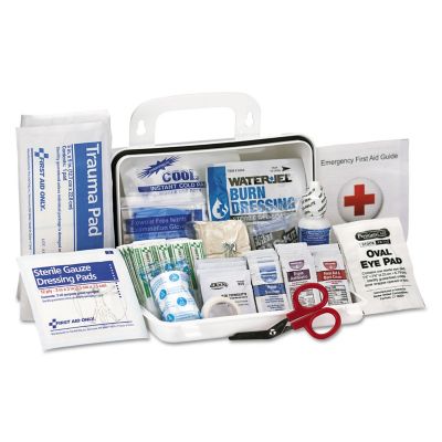 Image showing  Ansi Class a 10 Person First Aid Kit, 71 Pieces, Plastic Case