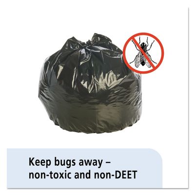 Image showing 9 th STOUT by Envision 45 gal. Insect-Repellent Trash Bags, 2 mil, 65 ct.