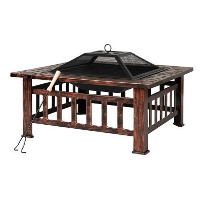 RedStone 43.3 in. Square Wood-Burning Fire Pit at Tractor Supply Co.