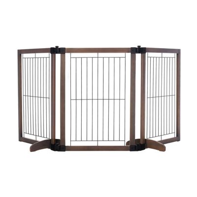 Image showing  Extra Wide Versa-Lock Freestanding Wooden Pet Gate