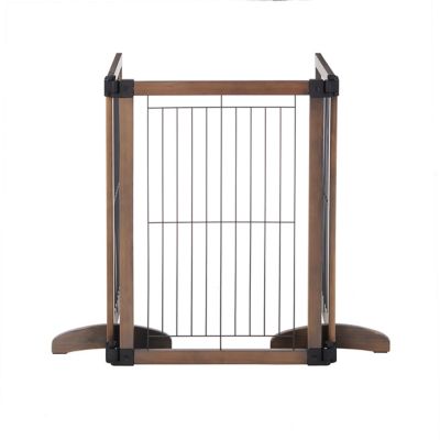 Image showing  Extra Wide Versa-Lock Freestanding Wooden Pet Gate