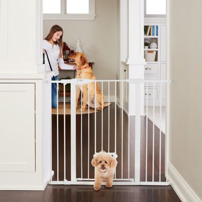 MyPet Extra Tall and Wide Easypass Walk-Through Metal Pet Gate