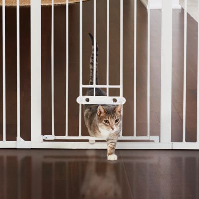 Image showing  Extra Tall and Wide Easypass Walk-Through Metal Pet Gate