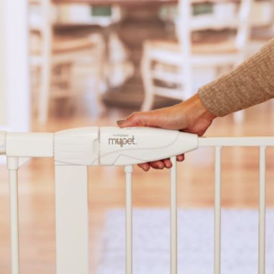 Image showing  Extra Tall and Wide Easypass Walk-Through Metal Pet Gate